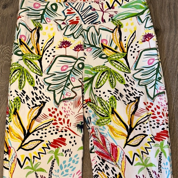 Joseph Ribkoff Multicolor Patterned Pants - Picture 4 of 8